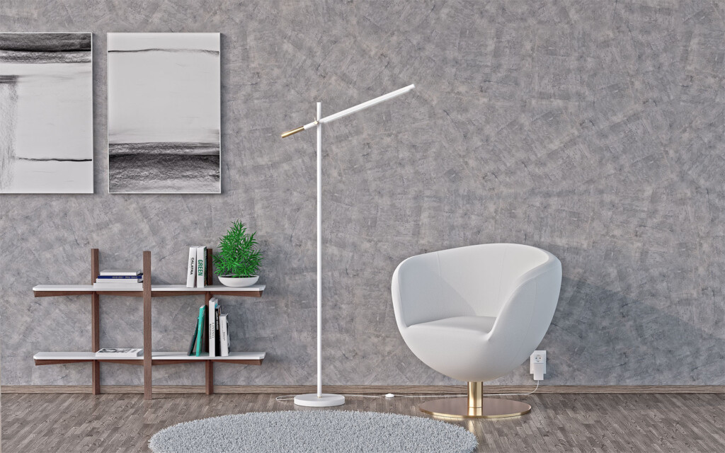 piano on minimalistinen sisustuksellinen led lattiavalaisin