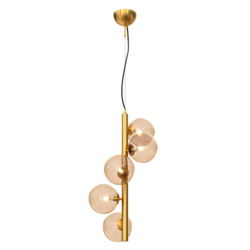 Glasgow 5 Vertical-kattovalaisin - Messinki / shampanja