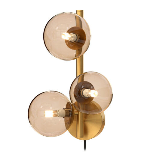 Glasgow-seinävalaisin - Messinki / shampanja