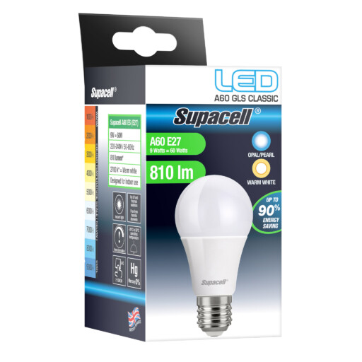 E27 LED Bulb 9W