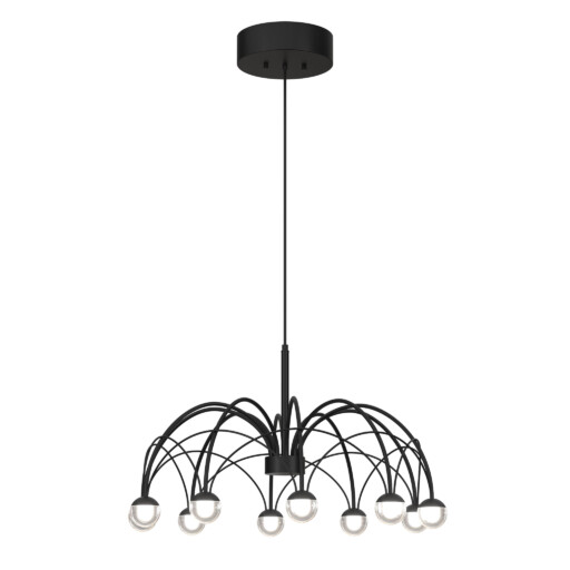 Parasol 65 LED -kattovalaisin - Musta