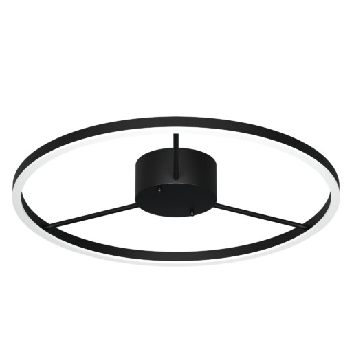 Wheels LED Ceiling Light - Black, 80 cm
