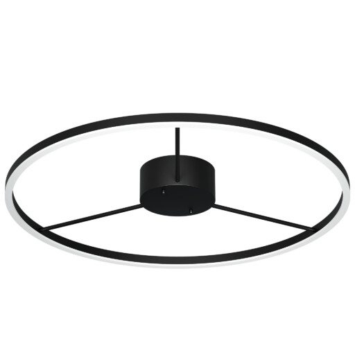 Wheels LED Ceiling Light - Black, 100 cm